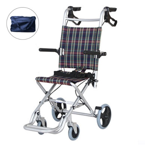 오픈메디칼카이앙 여행용 알루미늄 접이식 휠체어 KY9001L 가방포함