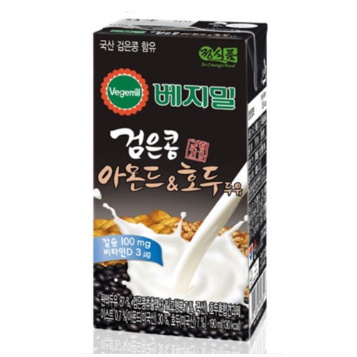 오픈메디칼정식품 베지밀 검은콩 아몬드와호두 두유 190ml x 96팩