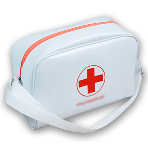 오픈메디칼(특가) 백색 구급가방 w001 가방만 응급용 응급키트 구급함