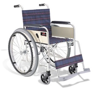 오픈메디칼미키 알루미늄 휠체어 MSA-1 - 병원휠체어 기본형